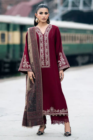 Sapphire Dhanak Embroidered Three Piece Sapphire Dhanak Embroidered Three Piece