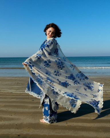 ZARA SHAHJAHAN  Dhanak Embroidered 3 Piece | AS-19 ZARA SHAHJAHAN  Dhanak Embroidered 3 Piece | AS-19