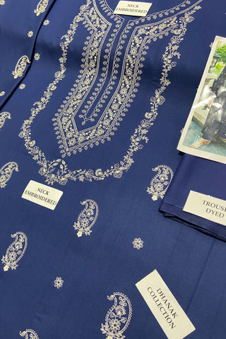 LAAM - 2 PIECE UNSTICED IN DHANAK LAAM - 2 PIECE UNSTICED IN DHANAK