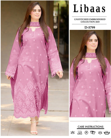 LIBAAS - 2 PIECE UNSTICED IN DHANAK LIBAAS - 2 PIECE UNSTICED IN DHANAK