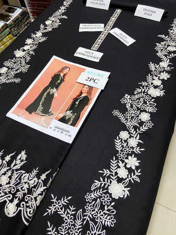 AZURE - 2 PIECE UNSTICED IN DHANAK AZURE - 2 PIECE UNSTICED IN DHANAK