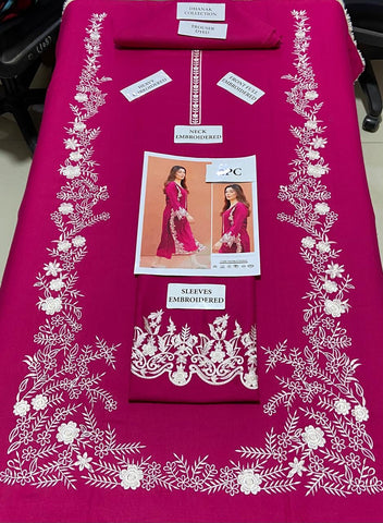 AZURE - 2 PIECE UNSTICED IN DHANAK AZURE - 2 PIECE UNSTICED IN DHANAK