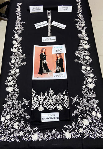 AZURE - 2 PIECE UNSTICED IN DHANAK